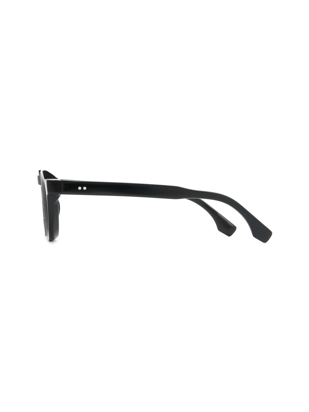Panto Brille Murcia aus Acetat in Schwarz, Seitenansicht