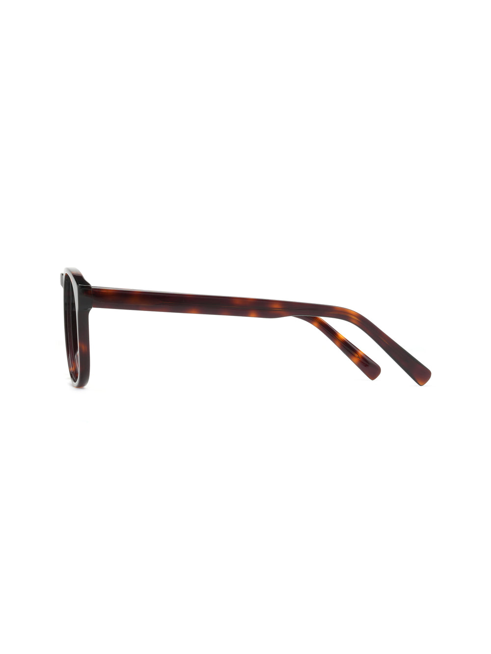 Pantos Brille Rijeka aus Acetat in Havana Mittel, Seitenansicht
