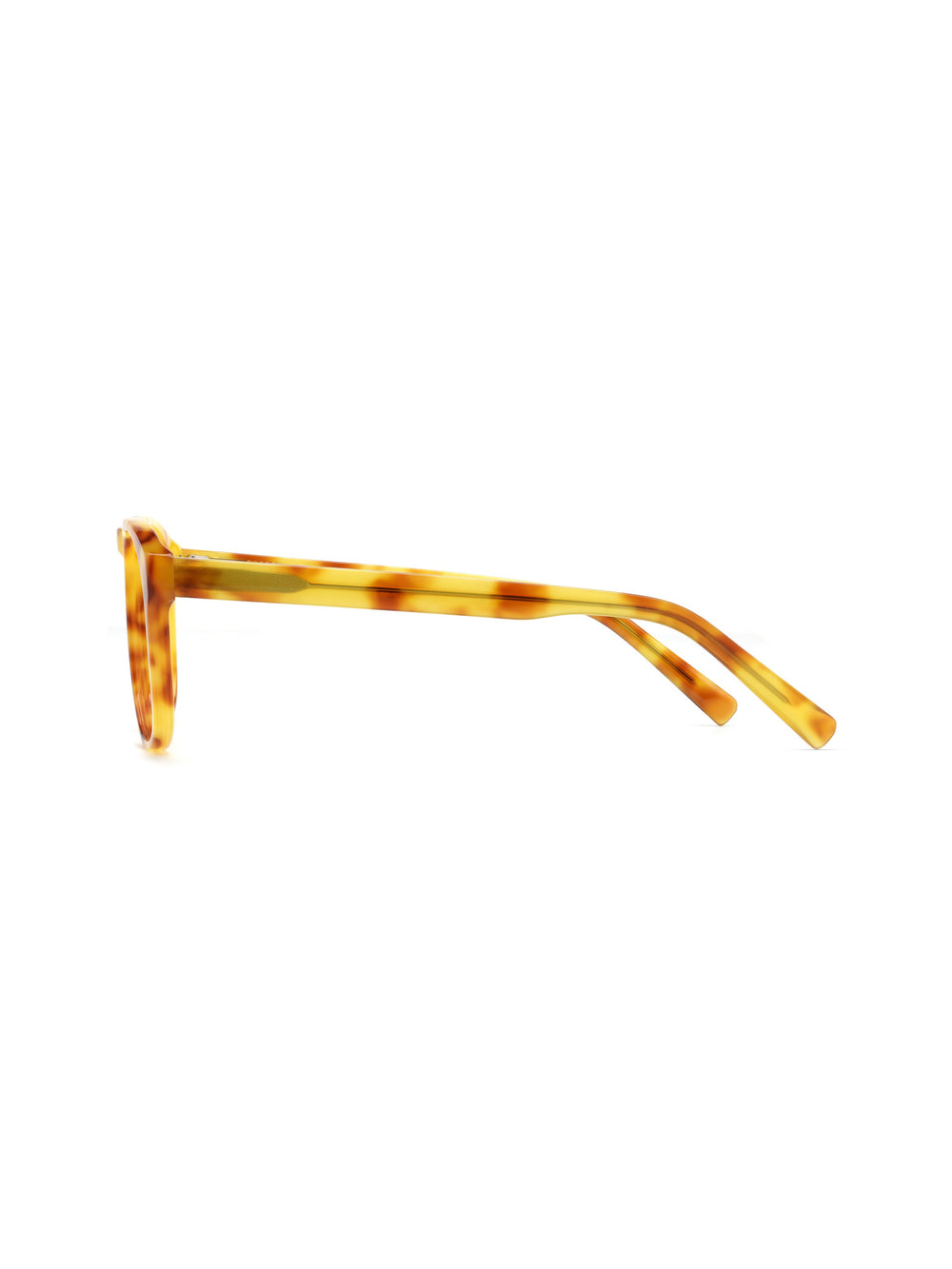 Pantos Brille Rijeka aus Acetat in Havana, Seitenansicht