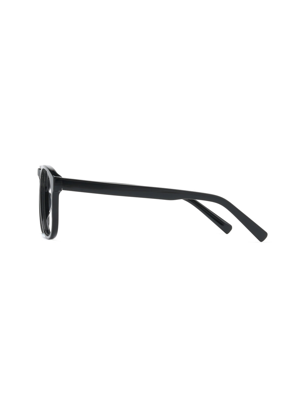 Pantos Brille Rijeka aus Acetat in Schwarz, Seitenansicht