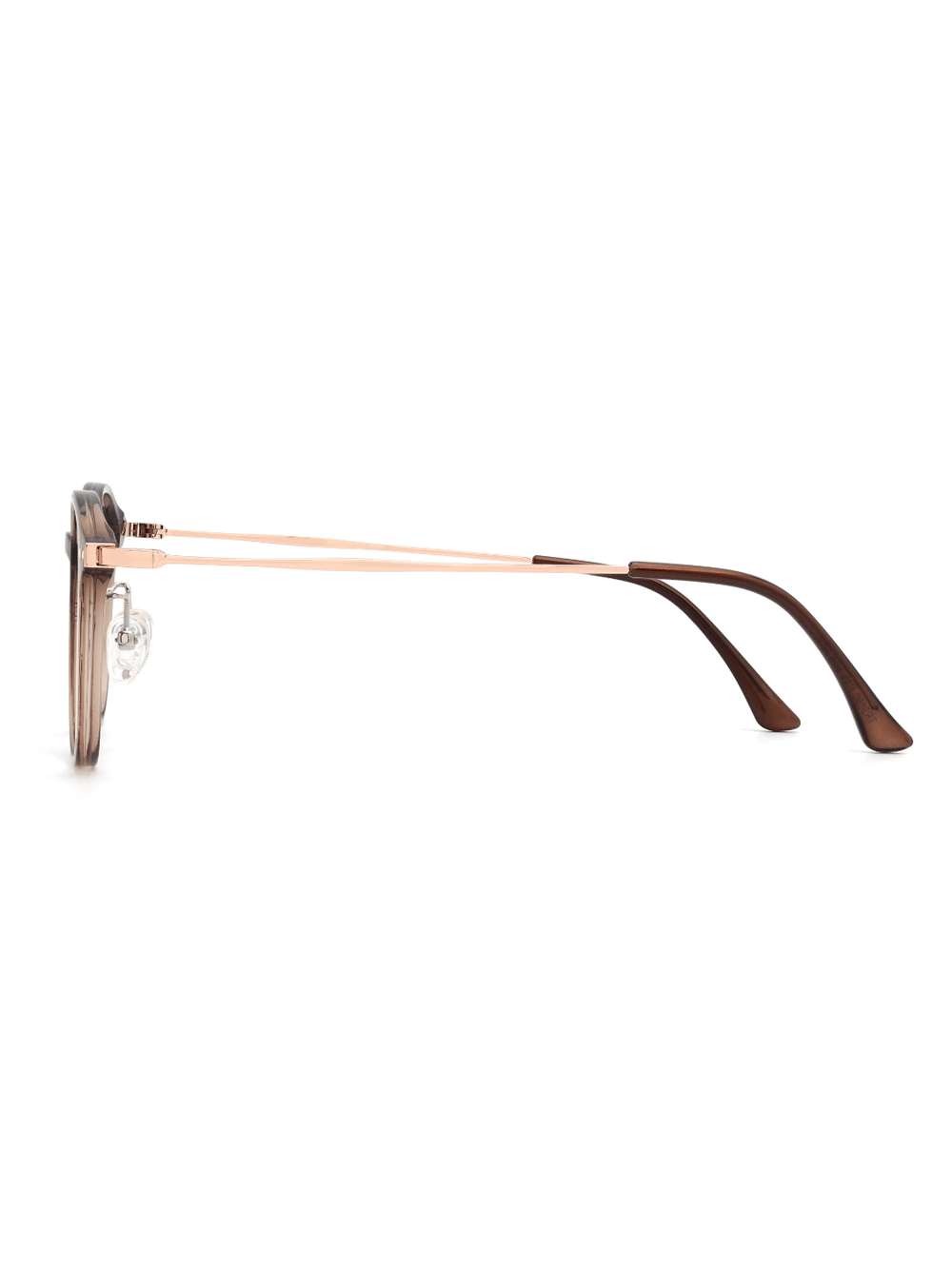 Soft Cat Eye Brille Nice aus TR90 in Taupe, Seitenansicht