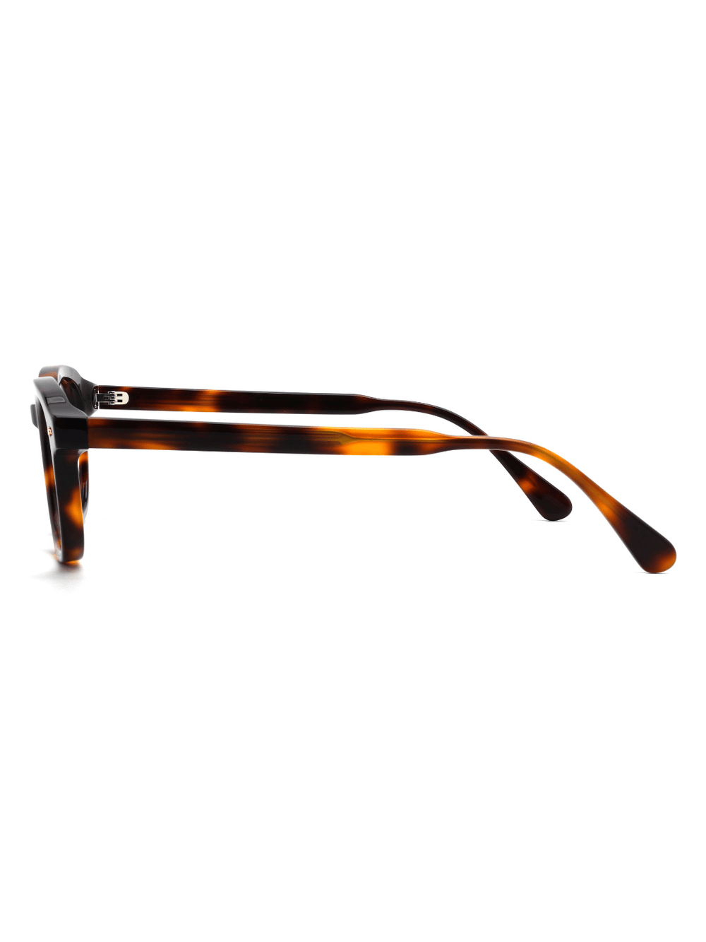 Square Brille Palermo aus Acetat in Havana, Seitenansicht