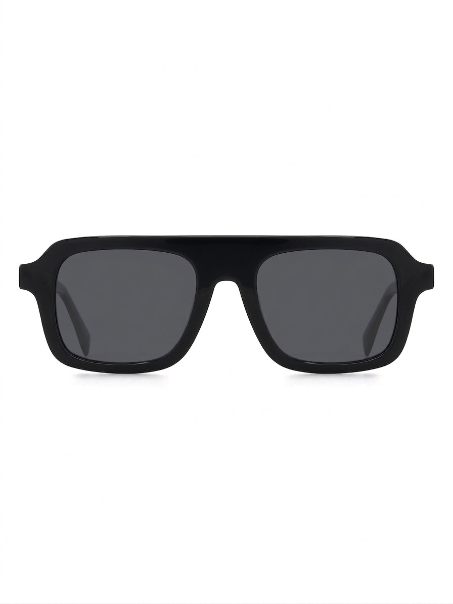 Capri Sonnenbrille Midnight Black mit grauer Tönung