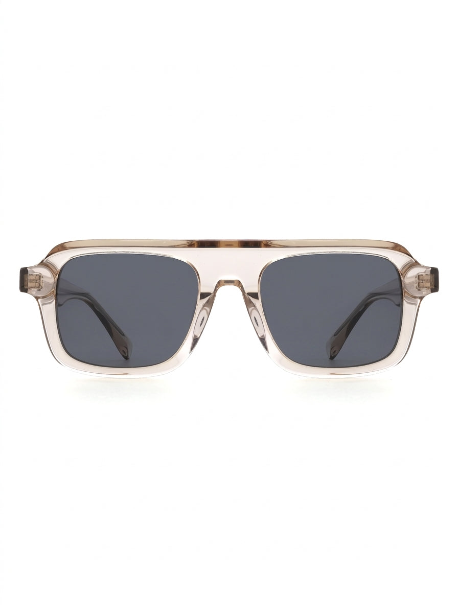 Capri Sonnenbrille Rose Crystal mit grauer Tönung