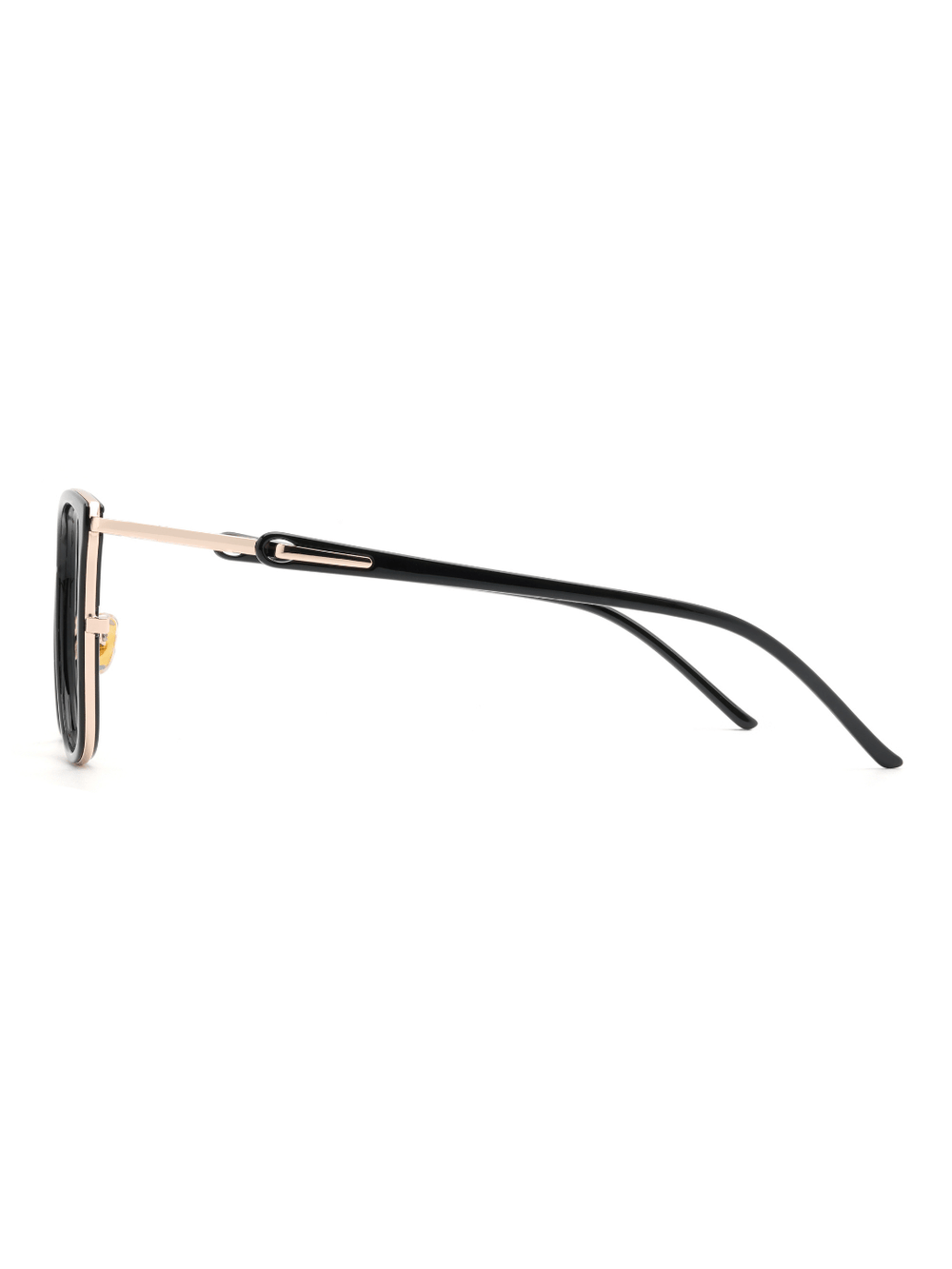 Cat Eye Brille Braga aus Metall und TR90 in Schwarz, Seitenansicht