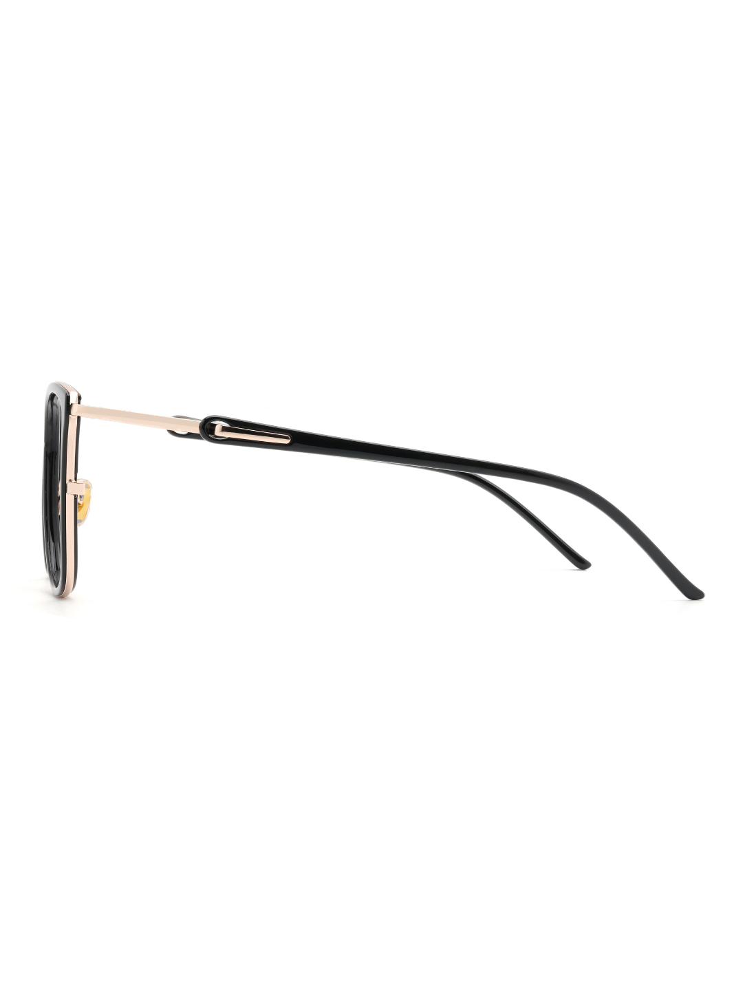 Cat Eye Brille Braga aus Metall und TR90 in Schwarz, Seitenansicht