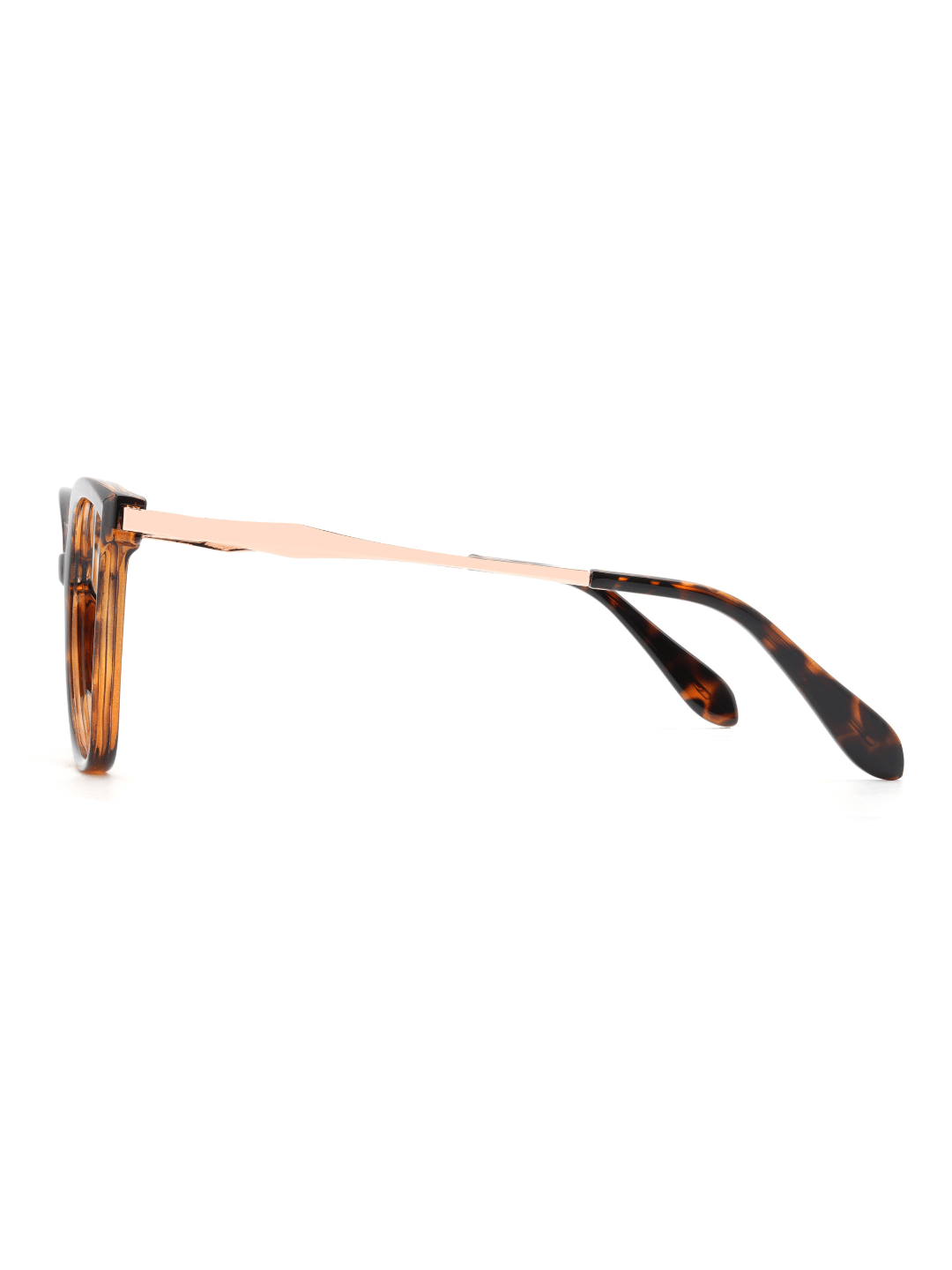 Cat Eye Brille Coimbra aus TR90 in Havana, Seitenansicht