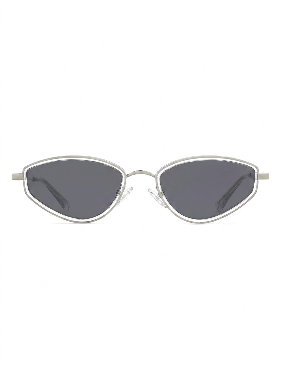 Eindhoven Sonnenbrille Transparent mit grauer Tönung