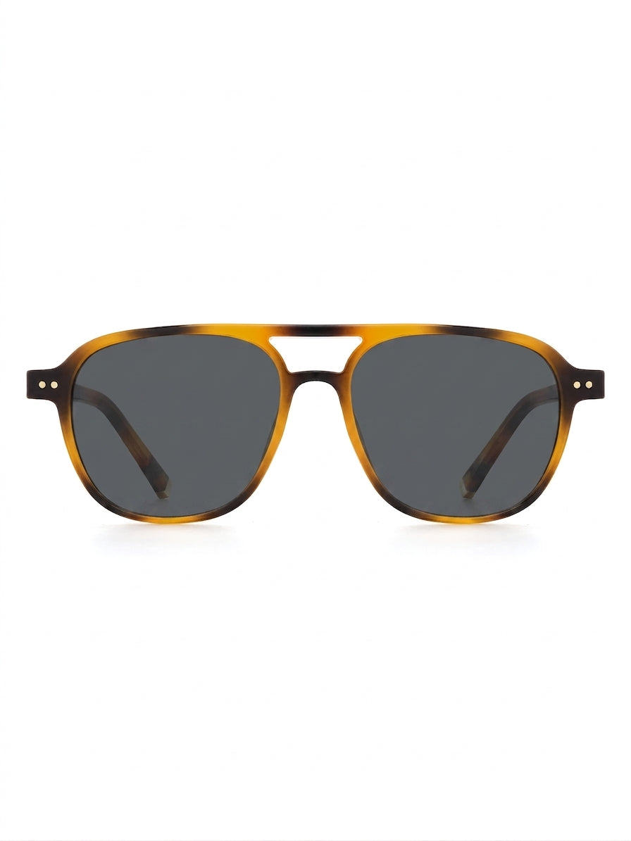 Faro Sonnenbrille Havana Tea mit grauer Tönung