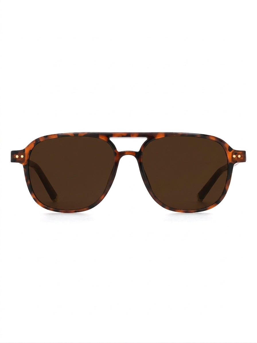Faro Sonnenbrille Havana mit brauner Tönung