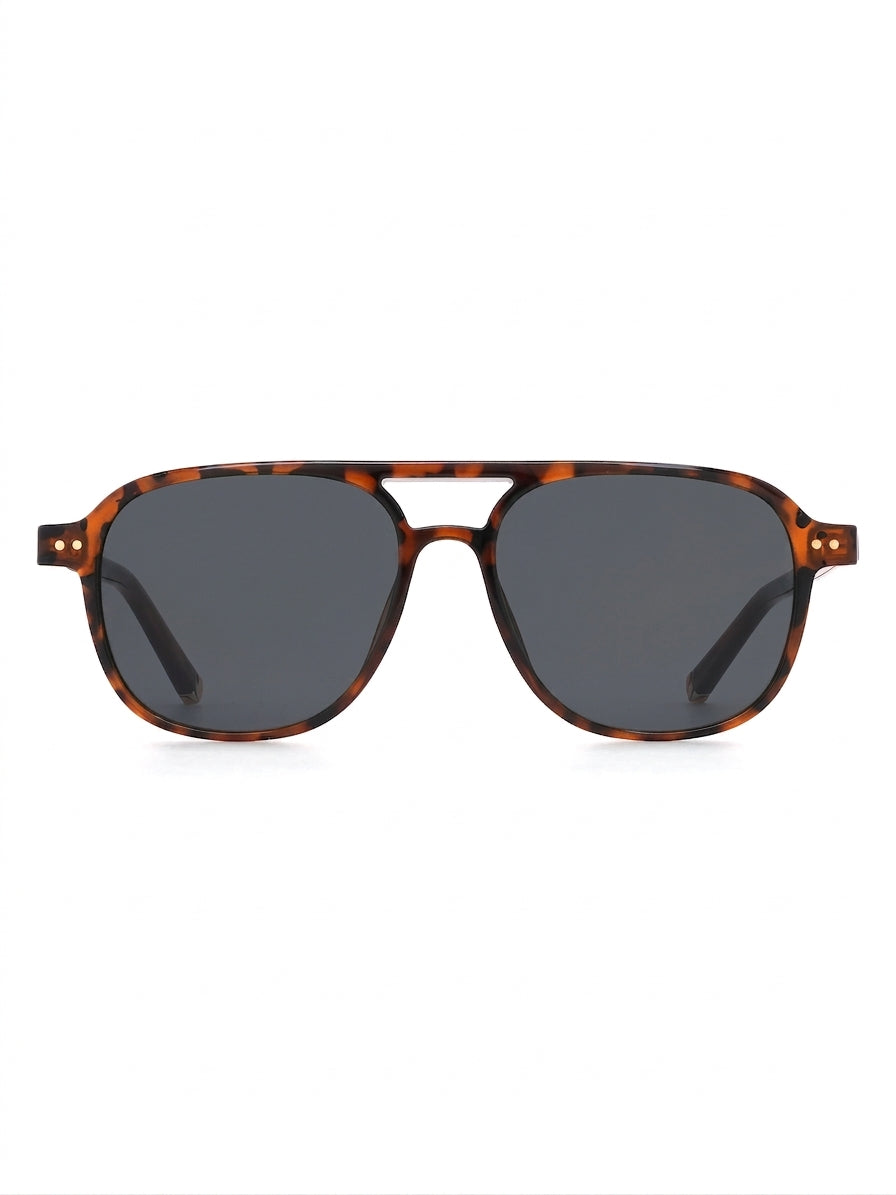 Faro Sonnenbrille Havana mit grauer Tönung