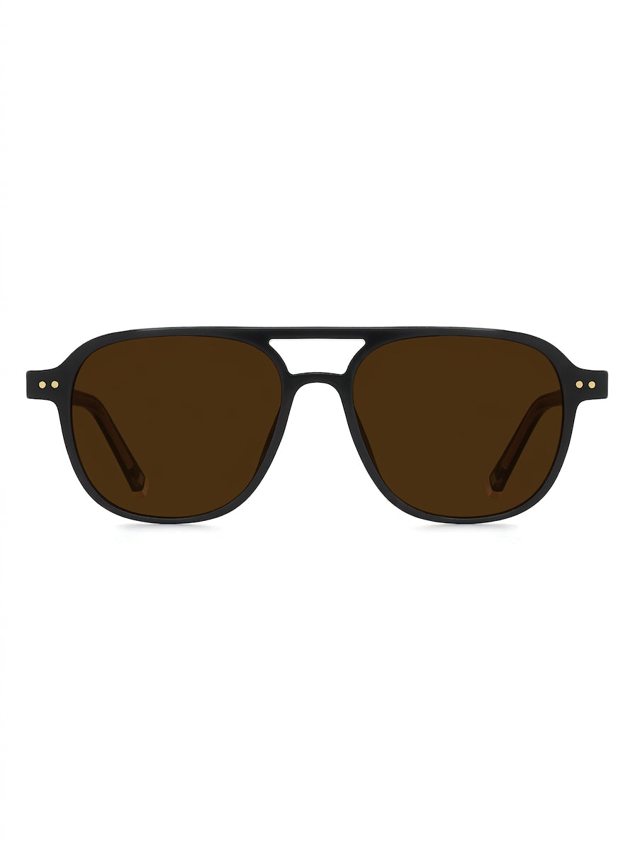 Faro Sonnenbrille Midnight Black mit brauner Tönung