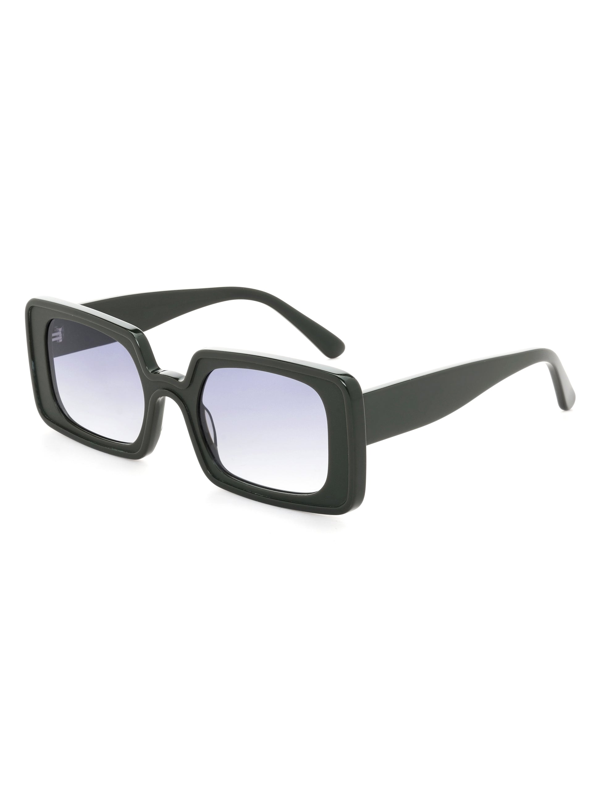 Haarlem Sonnenbrille Forest Green Schraegansicht