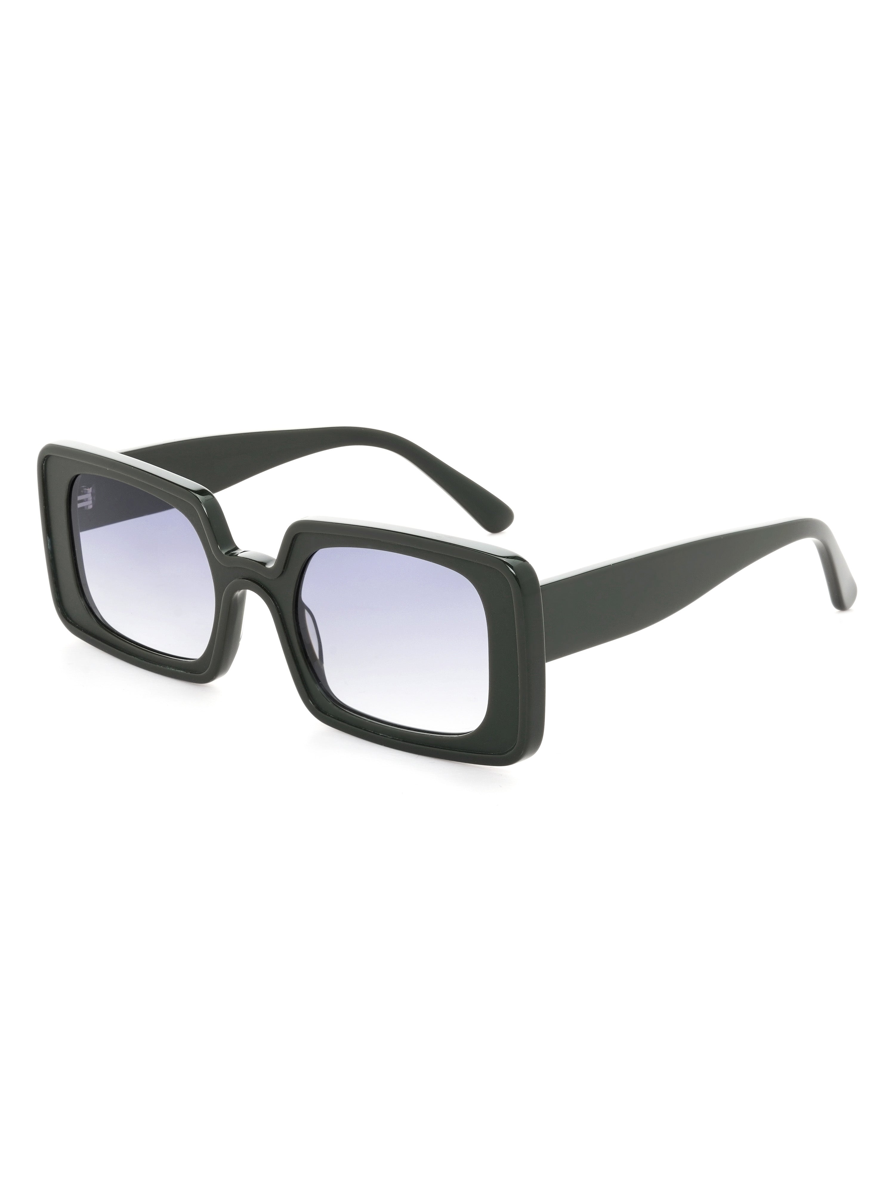 Haarlem Sonnenbrille Forest Green Schraegansicht