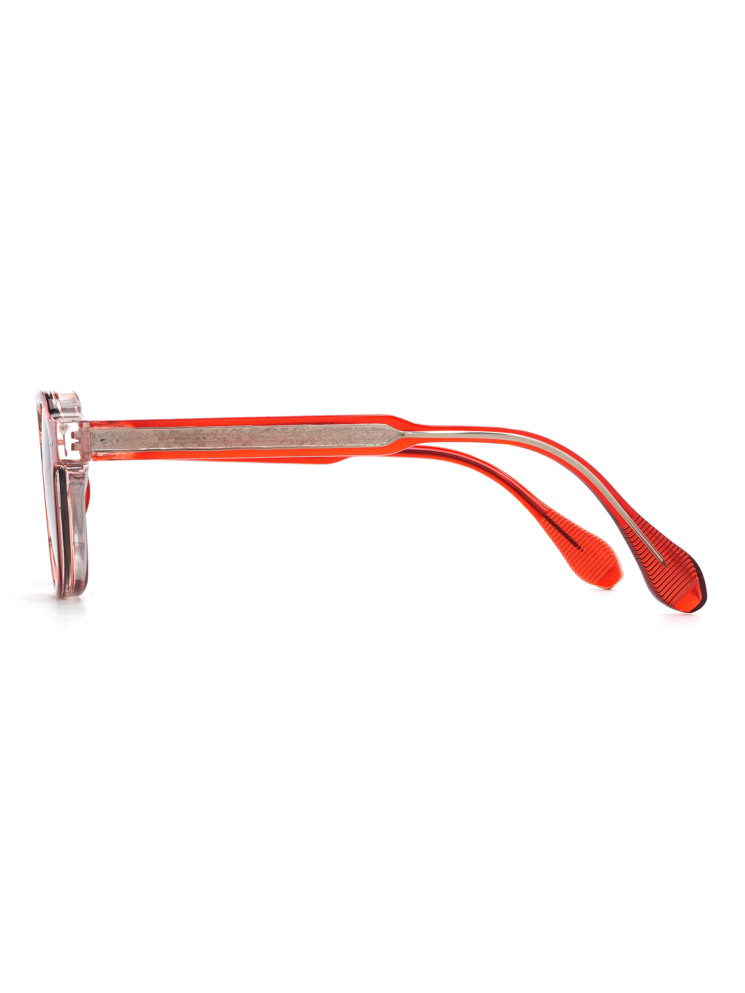 Nantes Sonnenbrille Crimson Red Seitenansicht