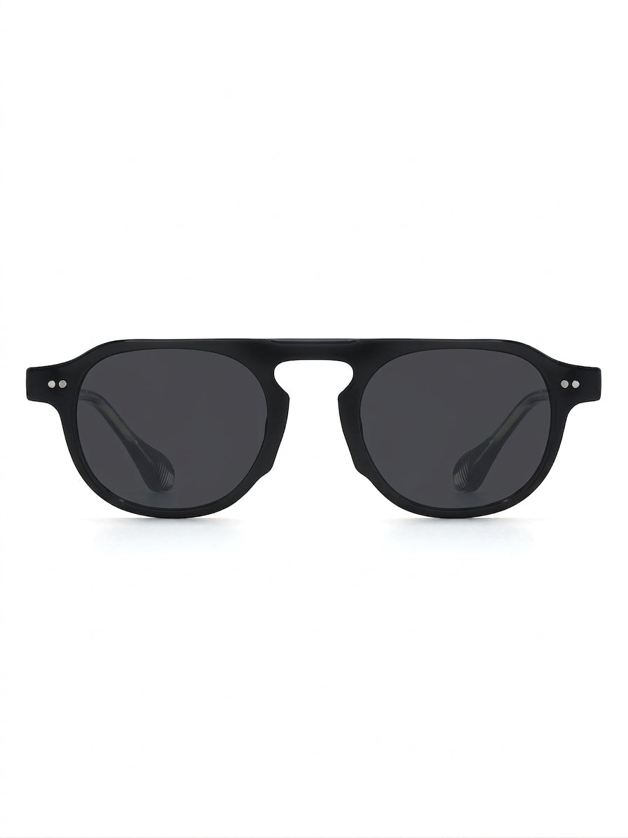 Nantes Sonnenbrille Midnight Black mit grauer Tönung