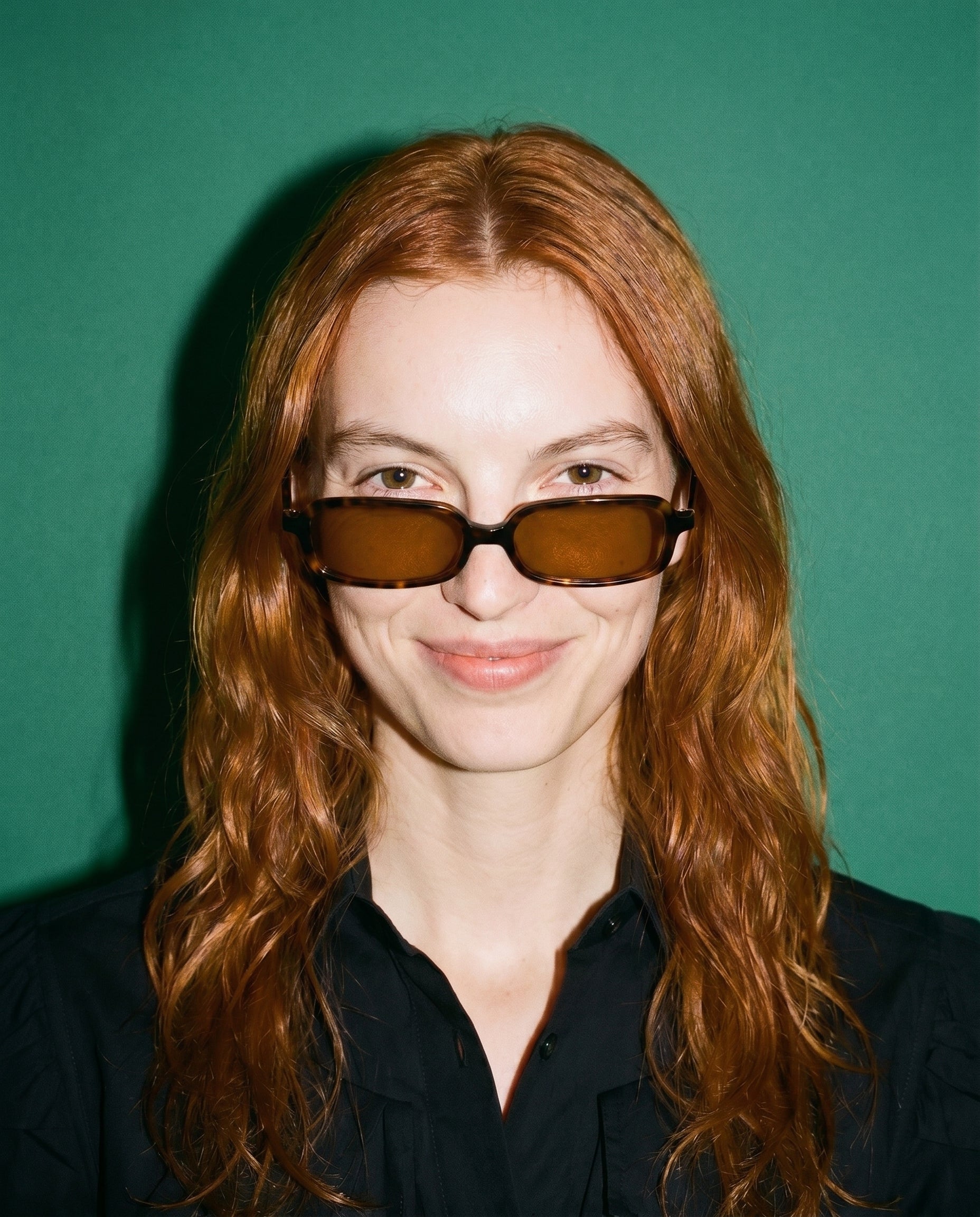 Padua Sonnenbrille in Havana am Modell 3