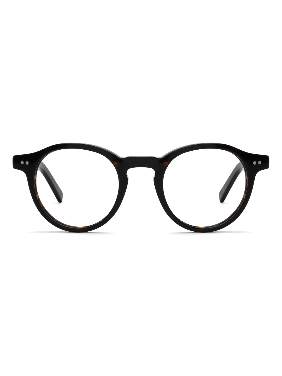 Panto Brille Granada aus Acetat in Havana, Frontalansicht