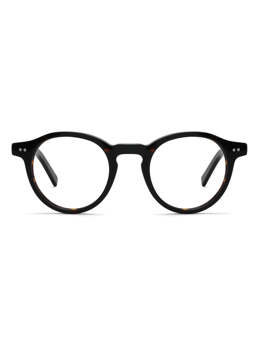 Panto Brille Granada aus Acetat in Havana, Frontalansicht