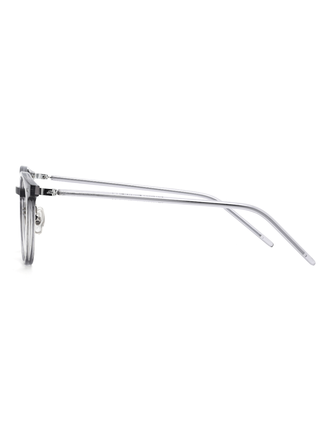 Panto Brille Valencia aus TR90 und Acetat in Blau, Seitenansicht