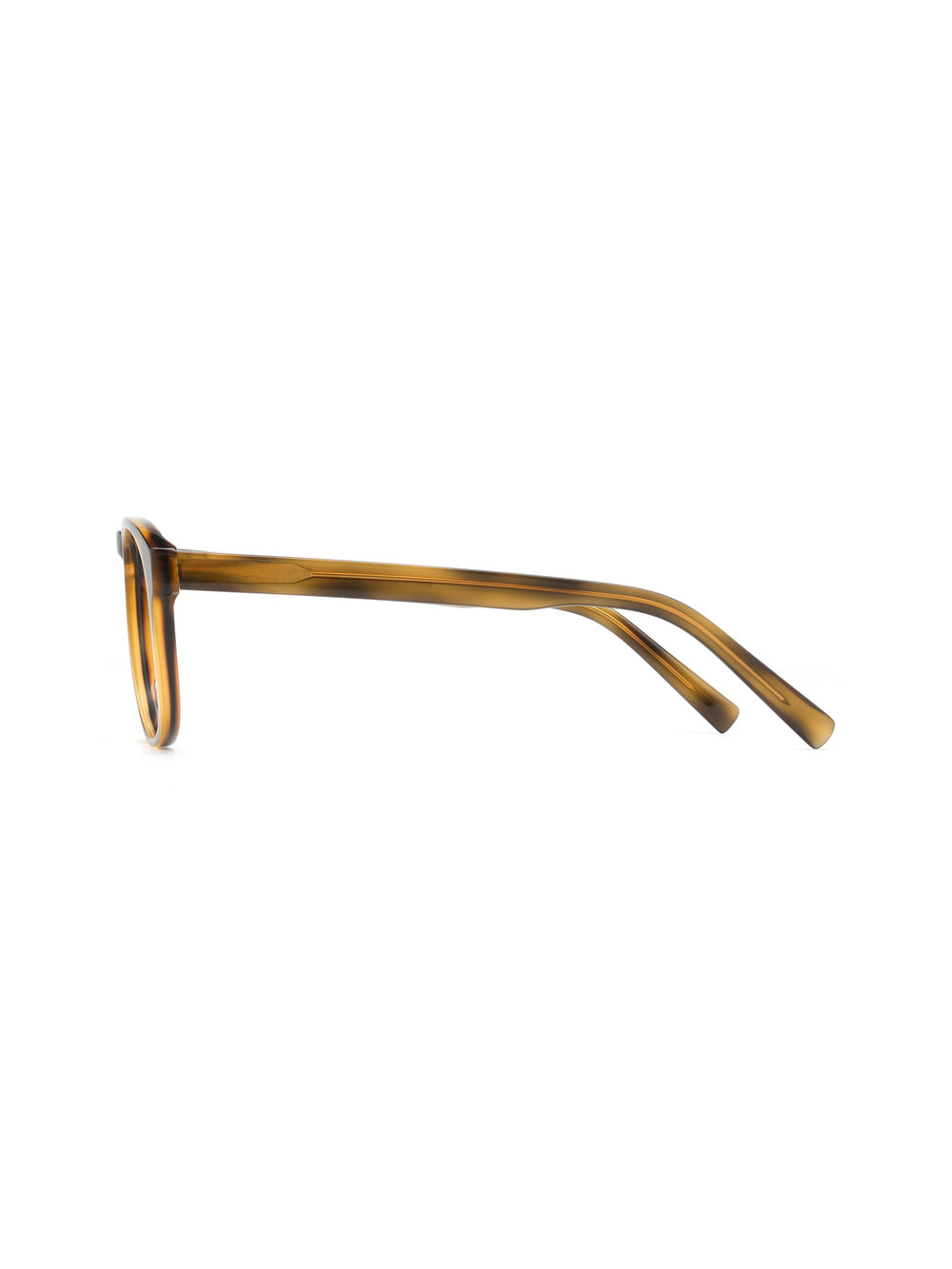 Pantos Brille Rijeka aus Acetat in Havana Dunkel, Seitenansicht