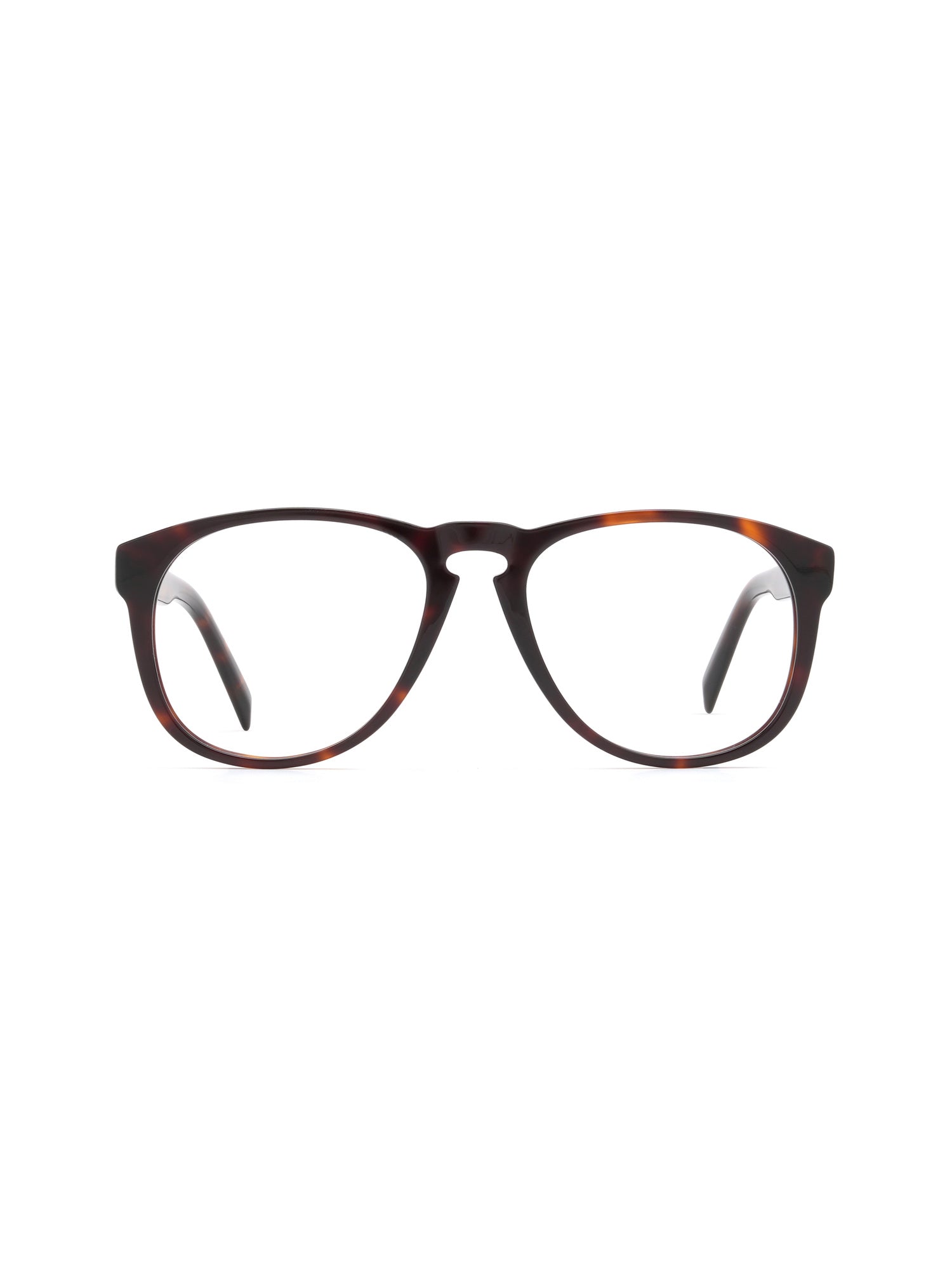 Pantos Brille Rijeka aus Acetat in Havana Mittel, Frontalansicht