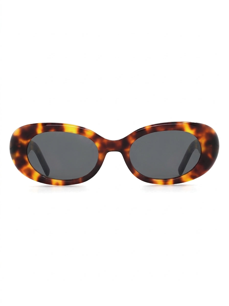 Porto Sonnenbrille Havana mit grauer Tönung