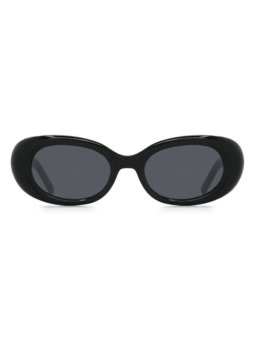 Porto Sonnenbrille Midnight Black mit grauer Tönung