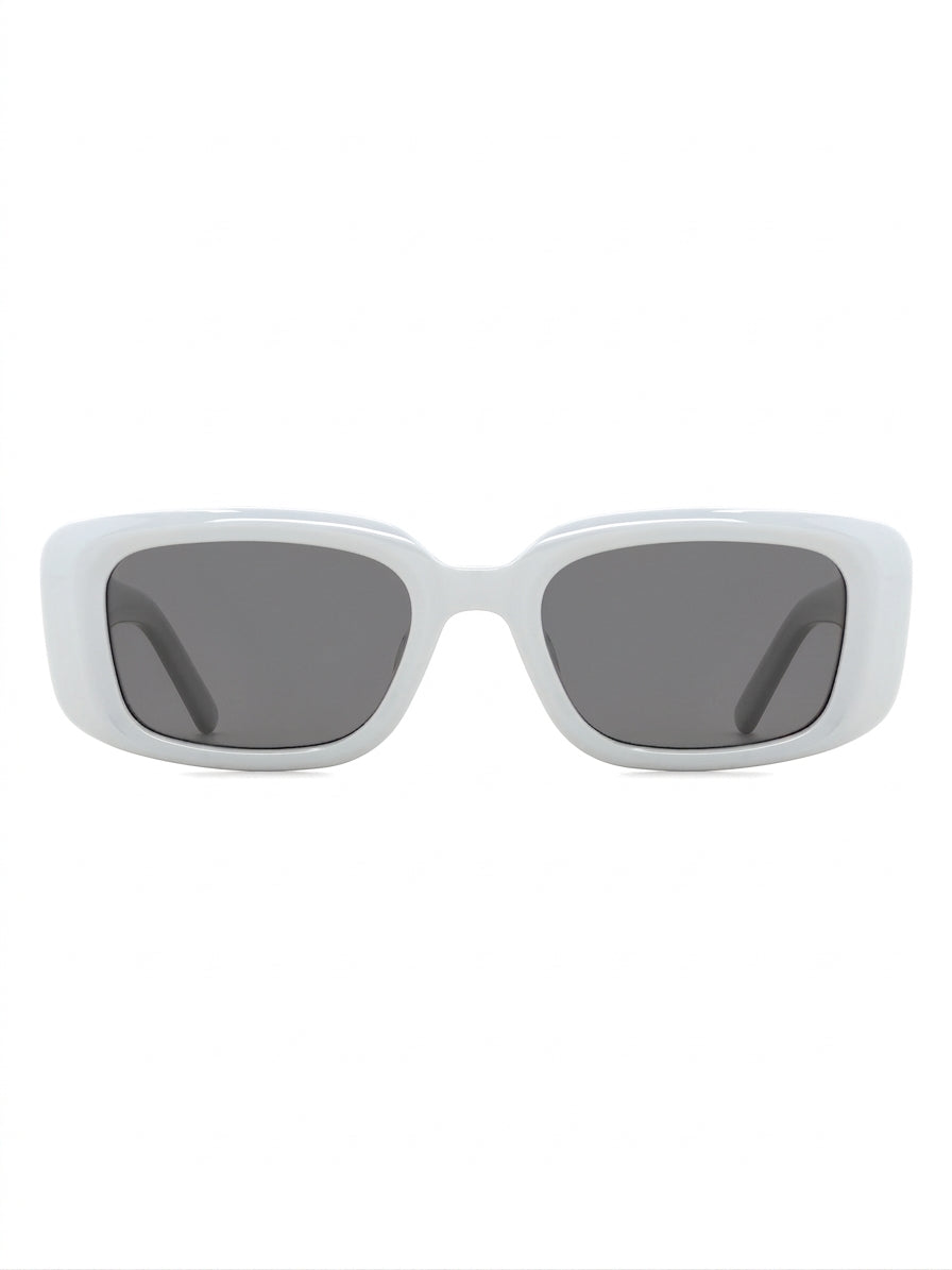 Salamanca Sonnenbrille Ivory White mit grauer Tönung