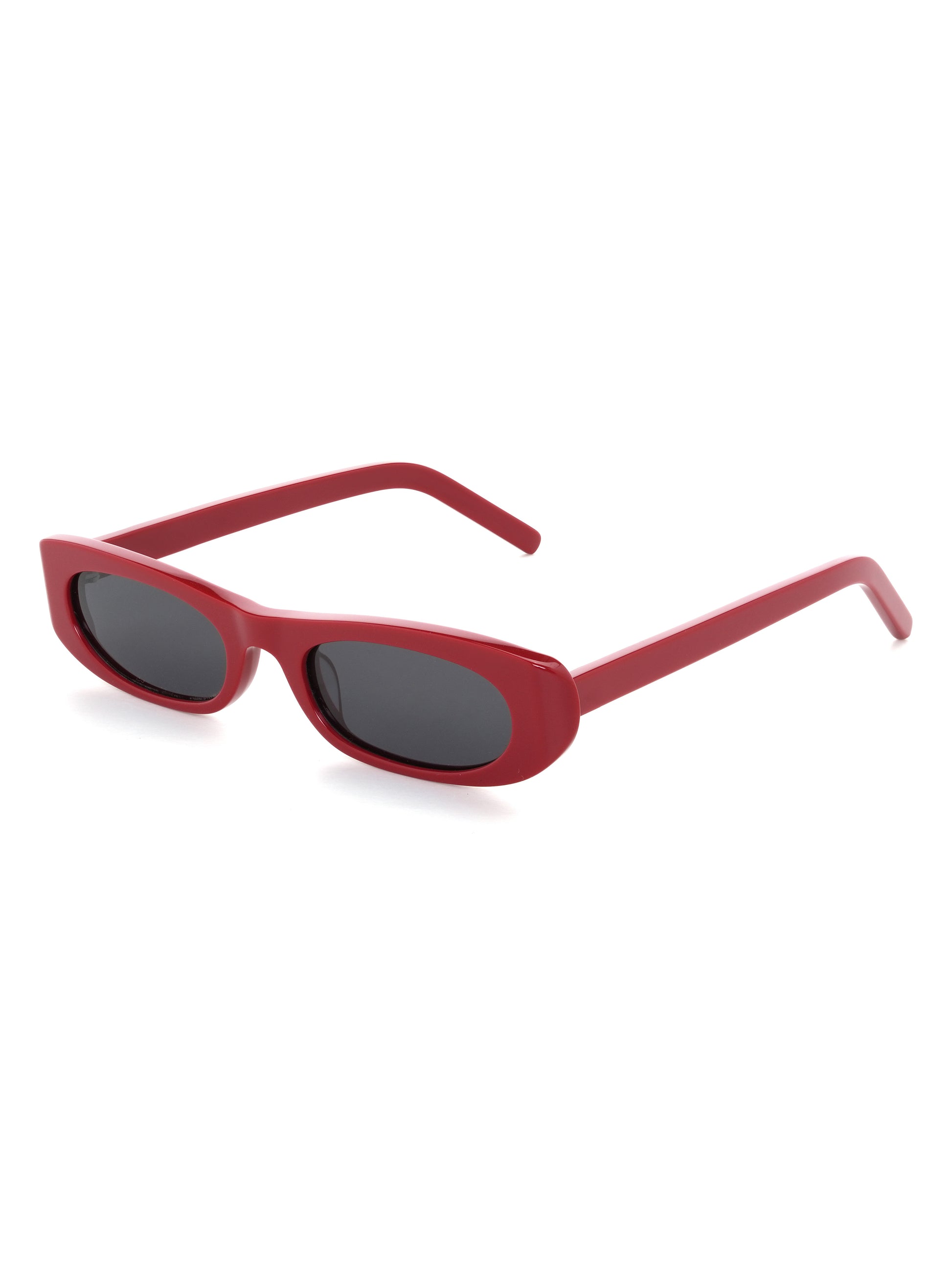 Santorini Sonnenbrille Crimson Red Schraegansicht