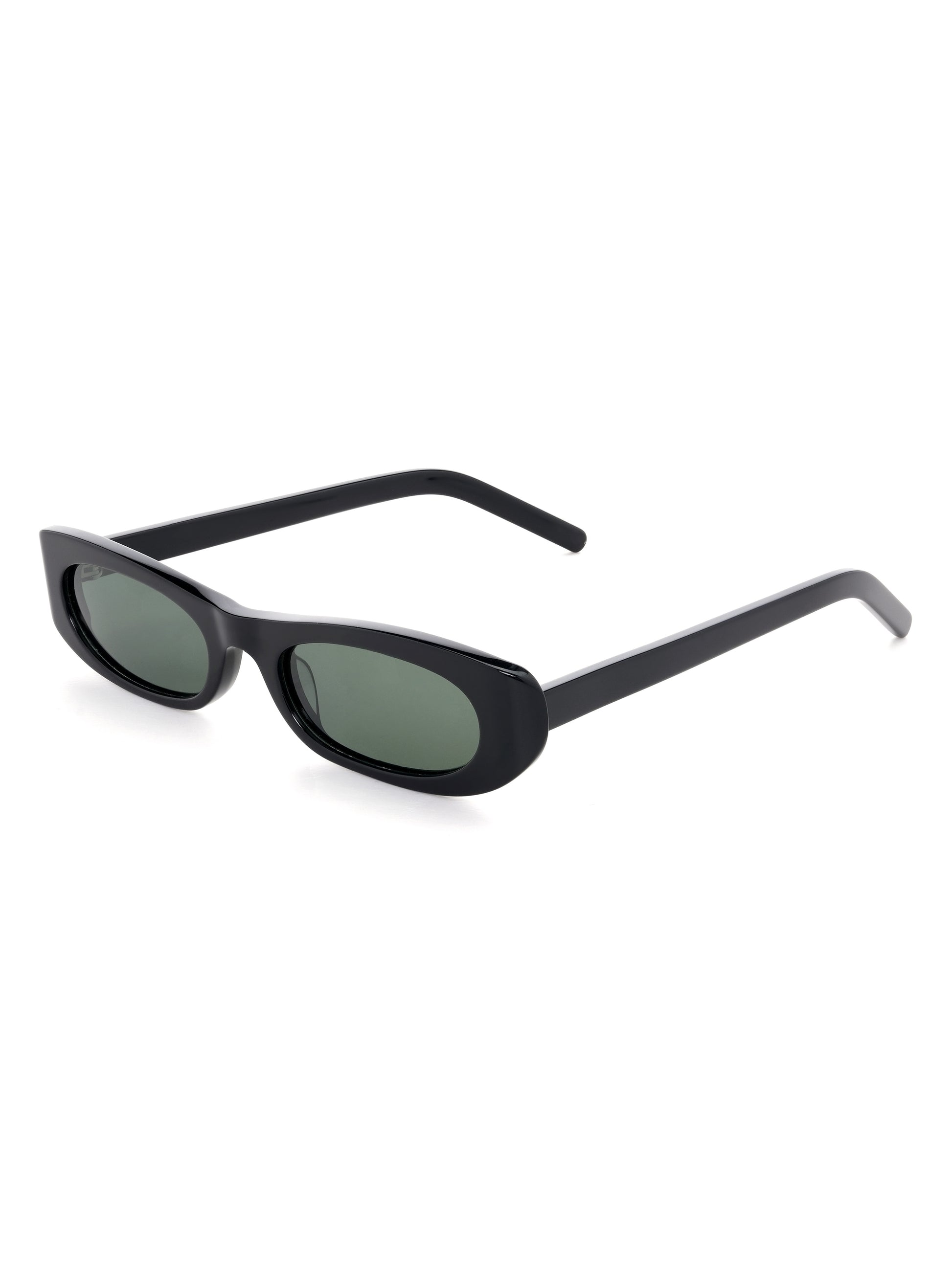 Santorini Sonnenbrille Midnight Black Schraegansicht