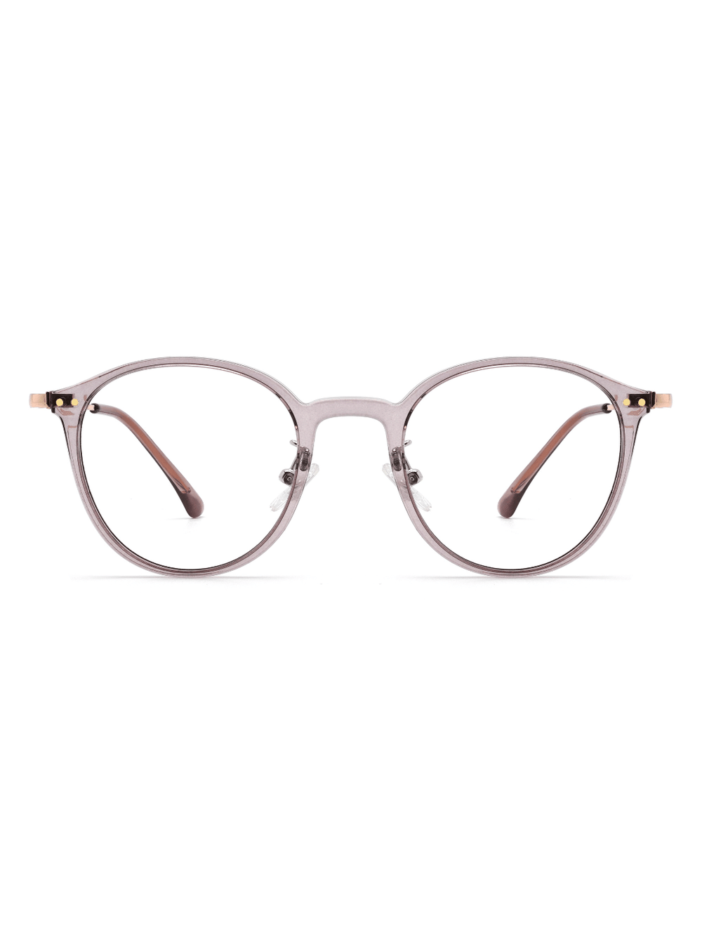 Soft Cat Eye Brille Nice aus TR90 in Flieder, Frontalansicht