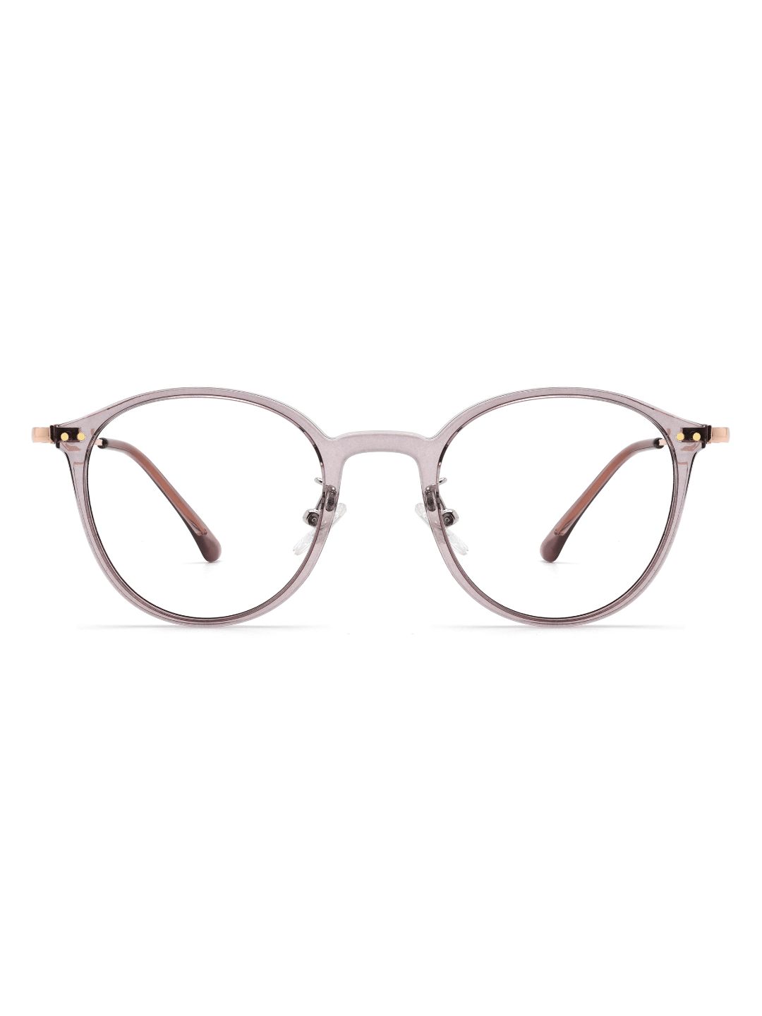 Soft Cat Eye Brille Nice aus TR90 in Flieder, Frontalansicht