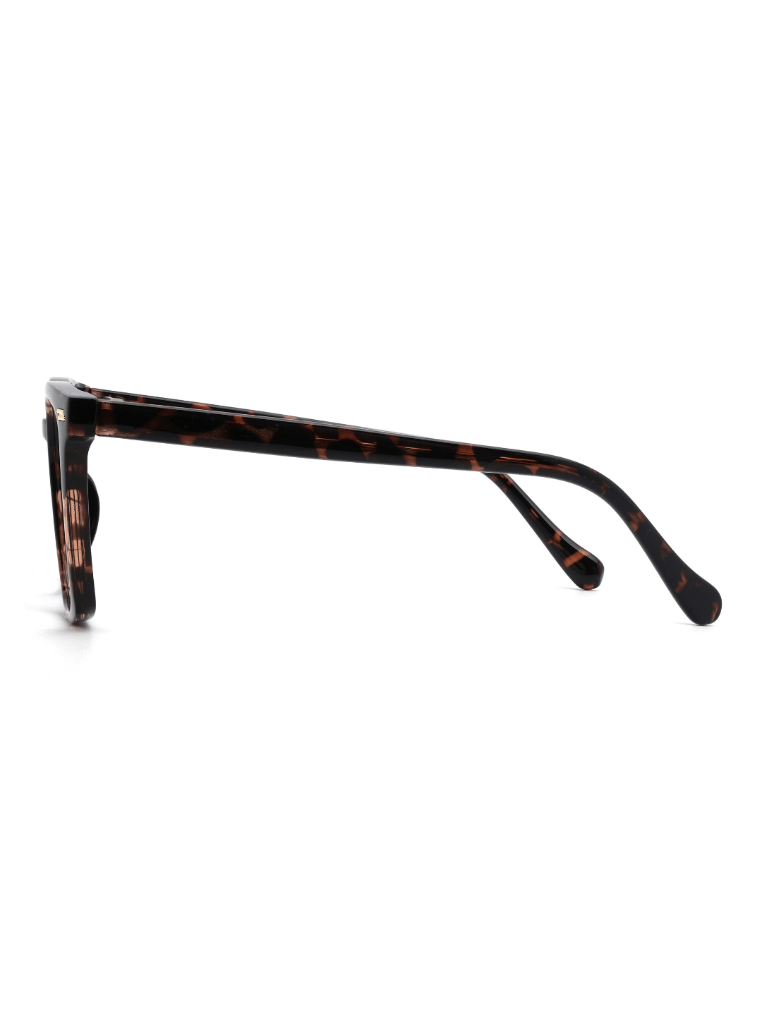 Square Brille Lucerne aus TR90 und Metall in Havana, Seitenansicht