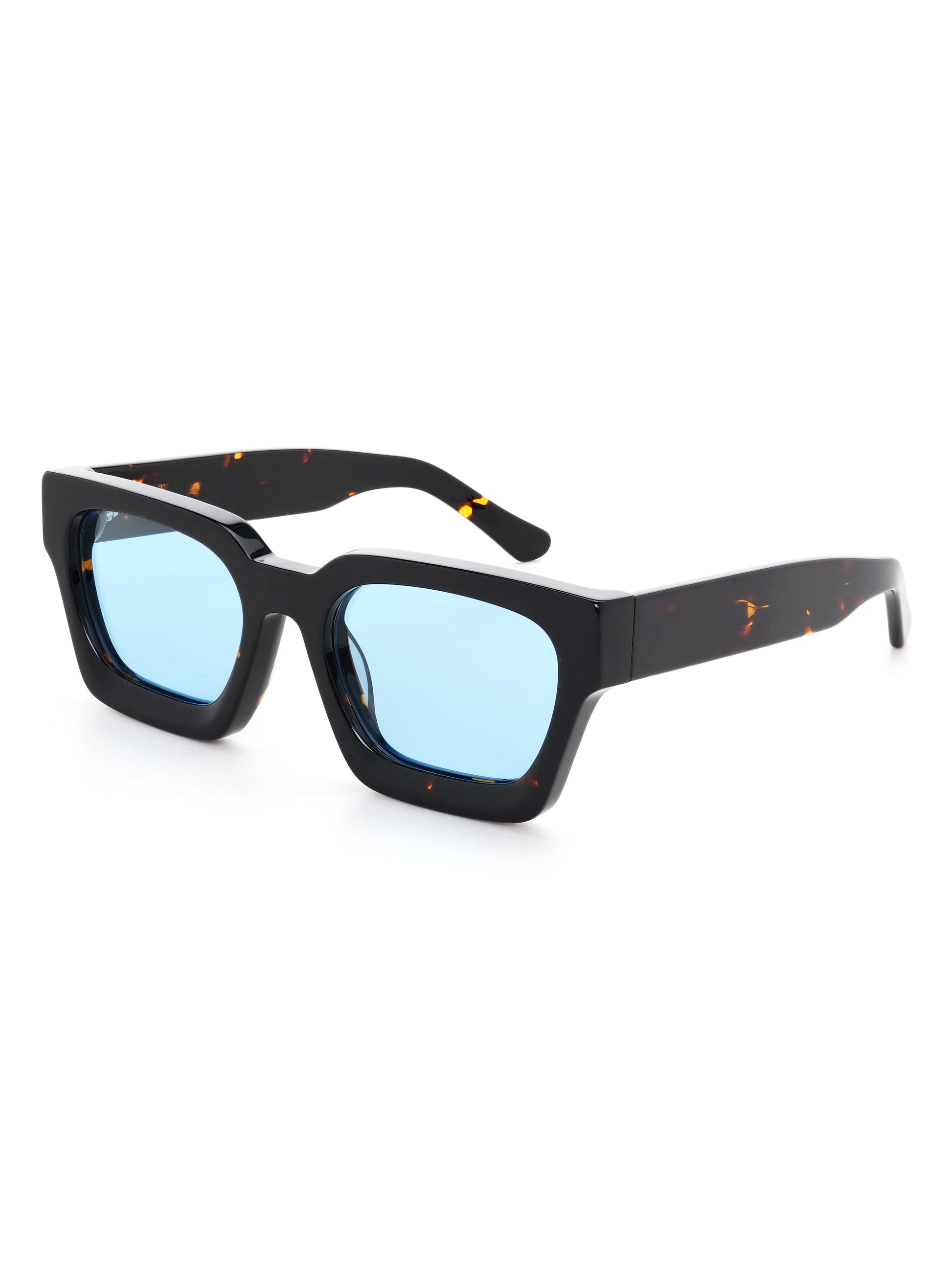 Trento Sonnenbrille Dark Havana Schraegansicht