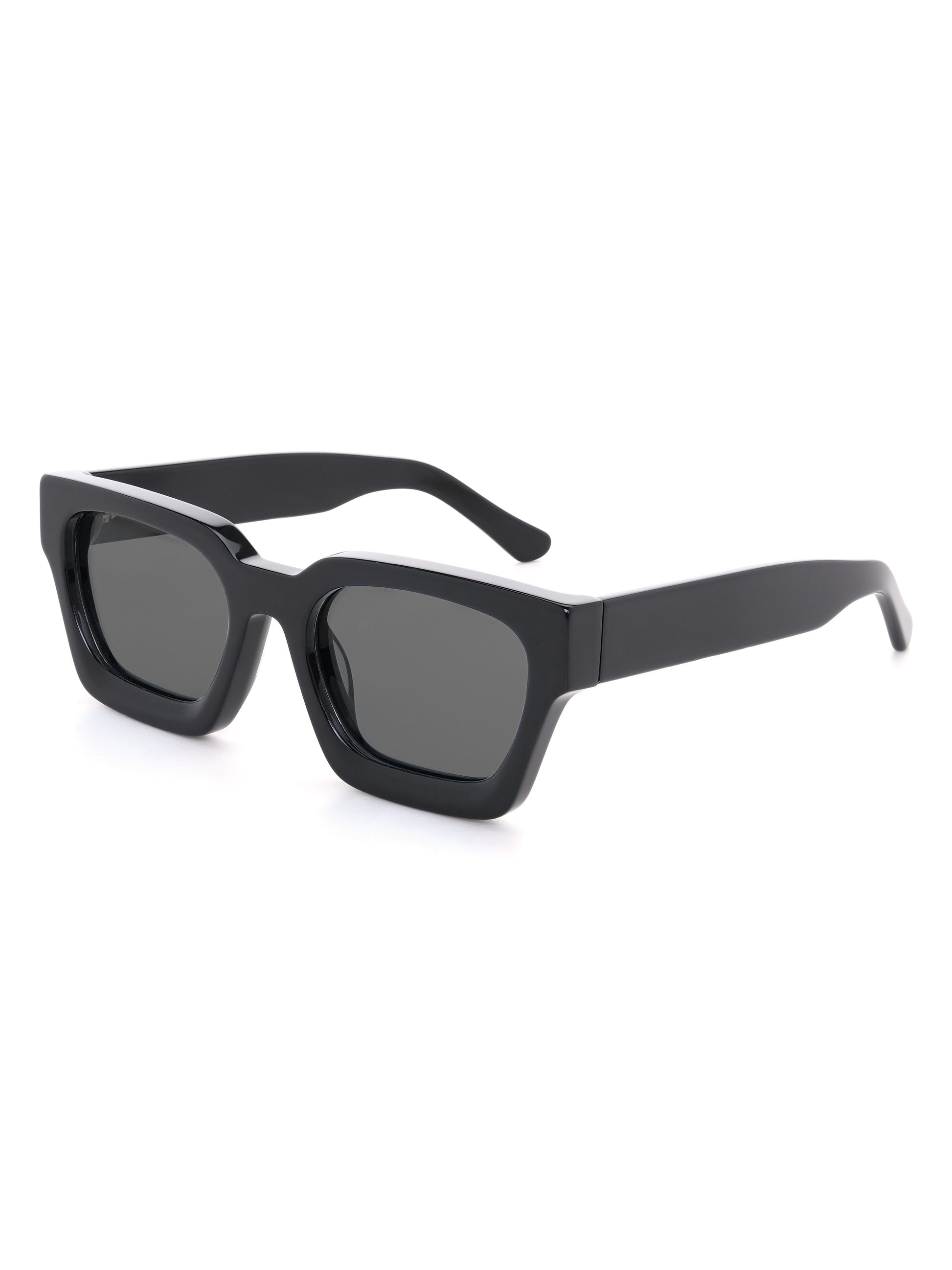 Trento Sonnenbrille Midnight Black Schraegansicht