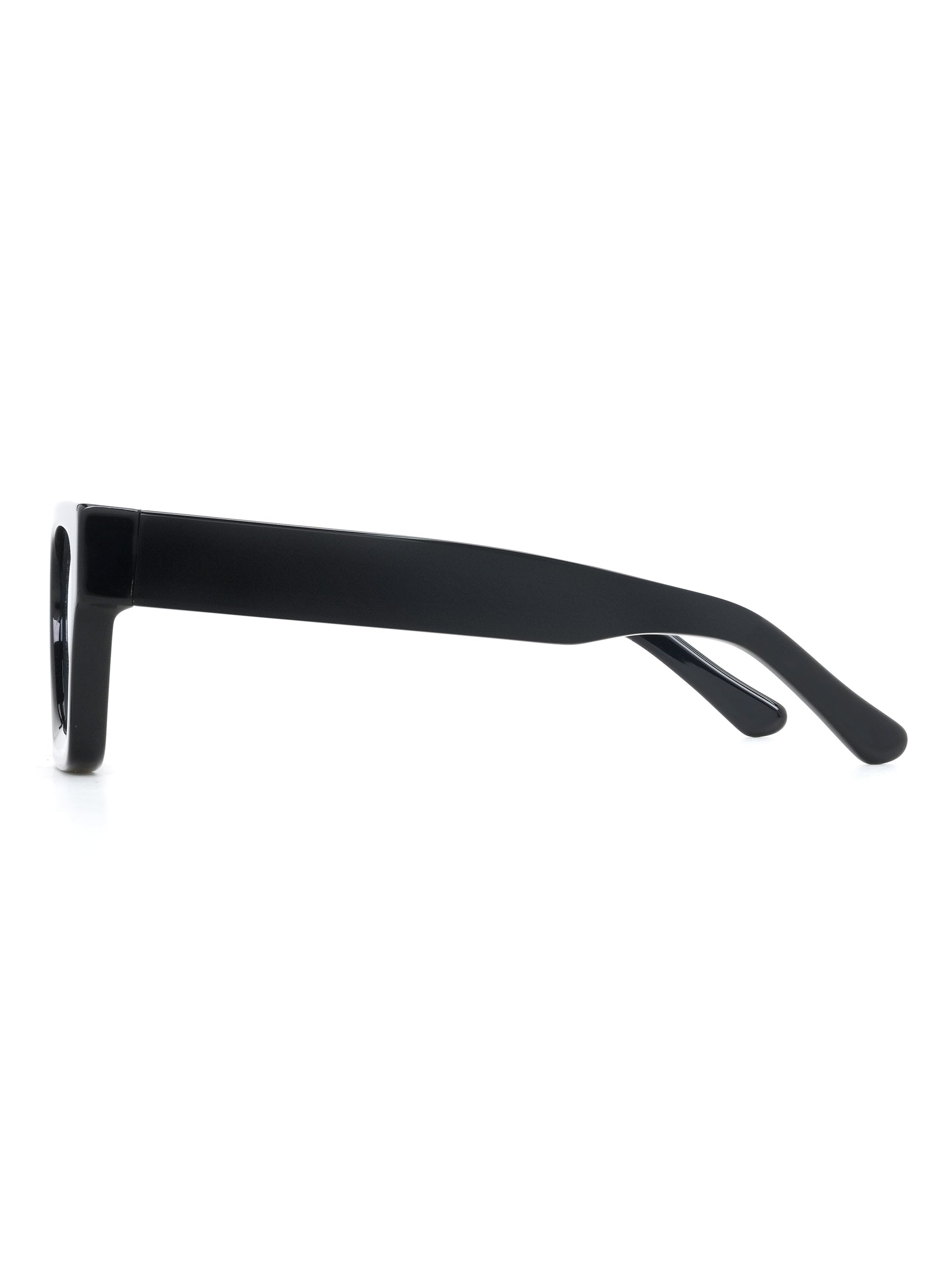 Trento Sonnenbrille Midnight Black Seitenansicht
