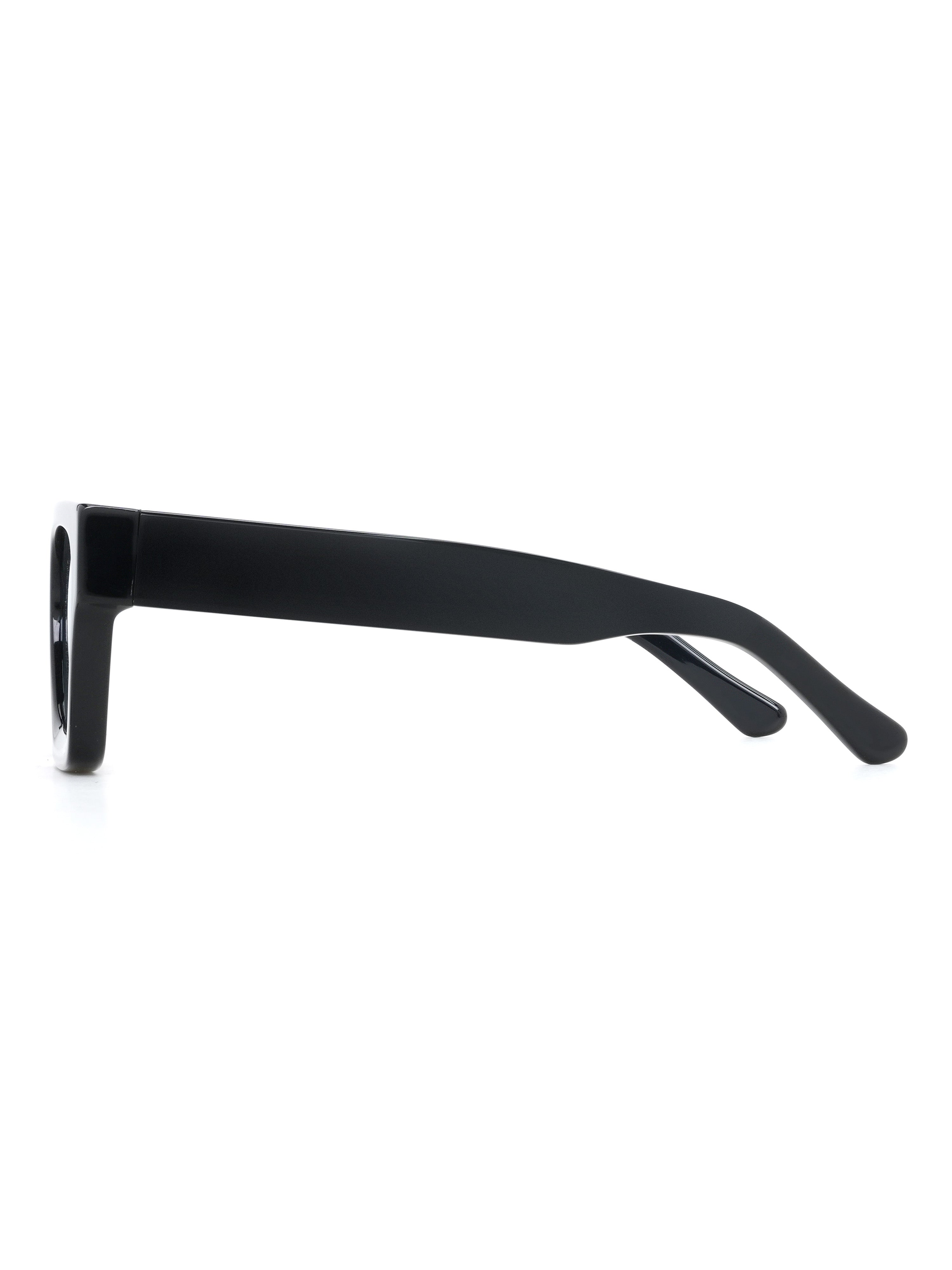 Trento Sonnenbrille Midnight Black Seitenansicht