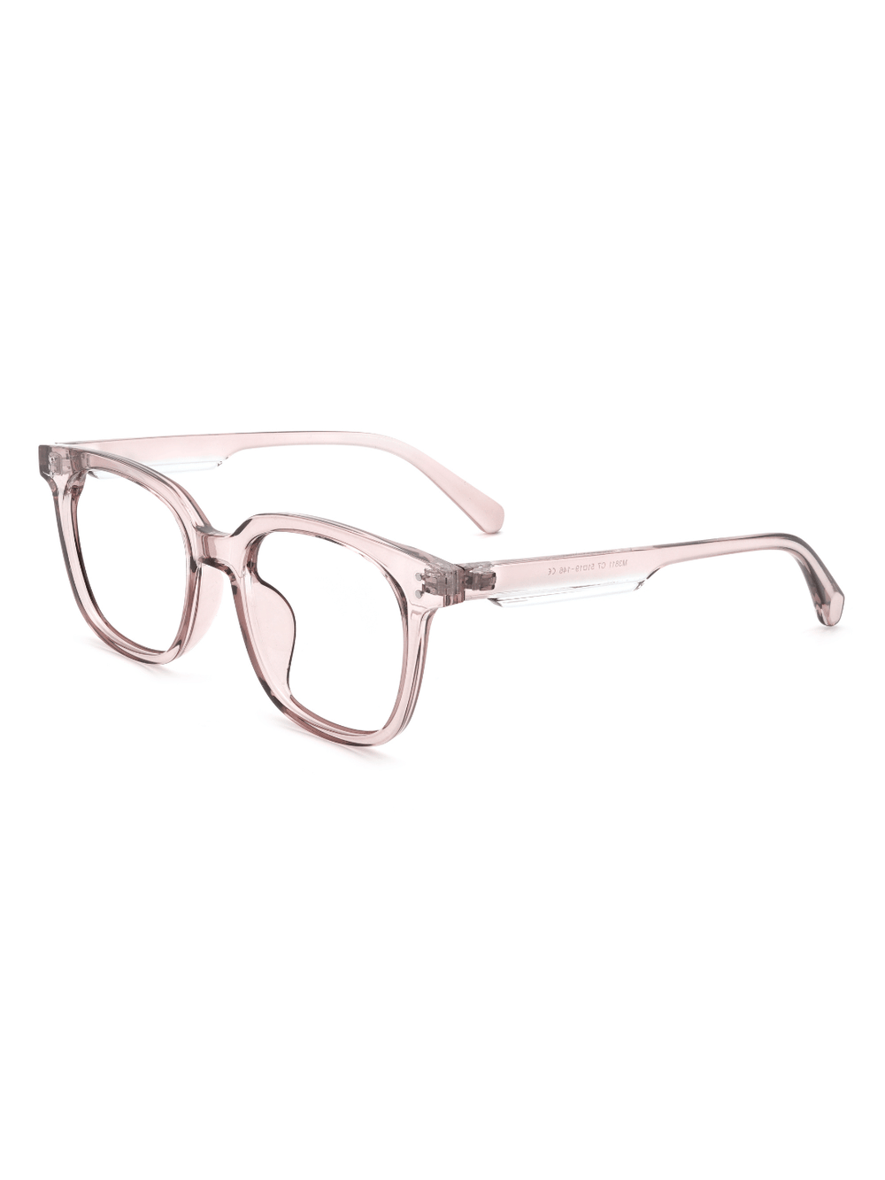 Wayfarer Brille Basel aus TR90 in Taupe, Schrägansicht (45 Grad)