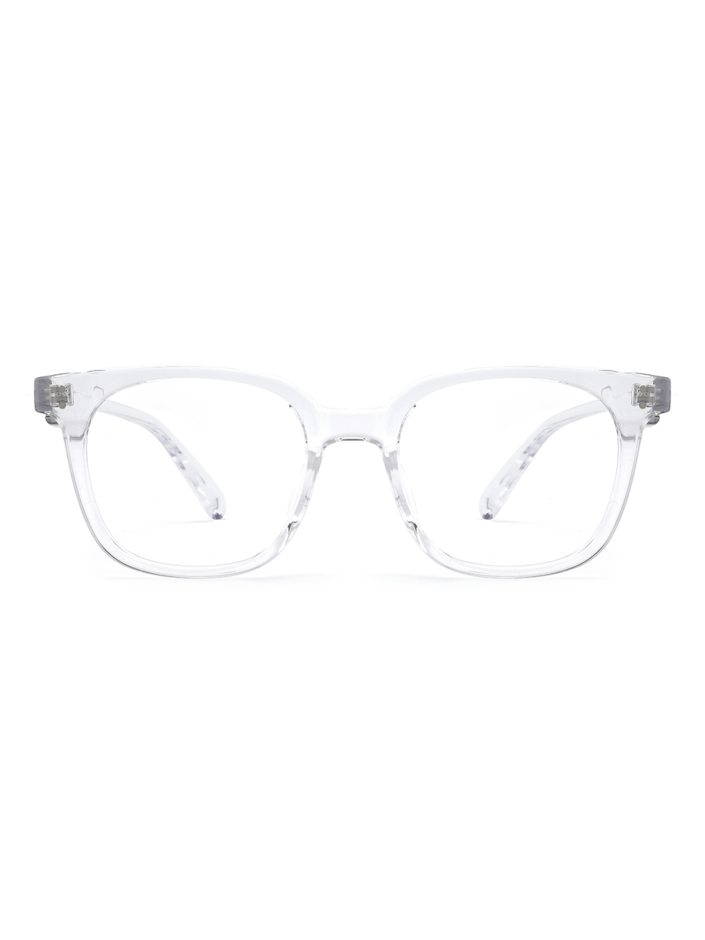 Wayfarer Brille Basel aus TR90 in Transparent, Frontalansicht